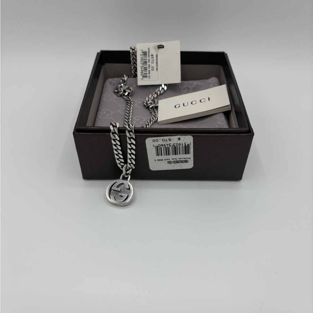 Gucci Men's Silver Chain Necklace